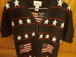 Christopher &amp; Banks ~ Women&#39;s Size Medium ~ Patriotic Sweater - £17.93 GBP