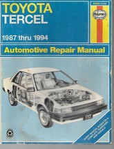 HAYNES  REPAIR MANUAL, TOYOTA TERCEL 87-94, 92085 - $5.25