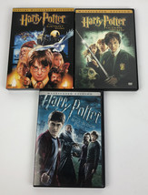 Harry Potter and the Sorcerers Stone Chamber Of Secrets Half-Blood Prince DVDs - £12.77 GBP