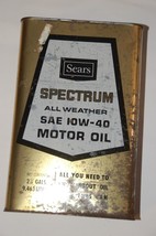 Spectrum Motor Oil Can 2 1/2  gal SEARS - £8.03 GBP