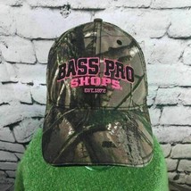 Bass Pro Shops Womens One Sz Hat Camouflage Pink Logo Strapback Baseball... - £11.66 GBP
