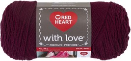 Red Heart With Love Yarn Merlot. - £15.57 GBP