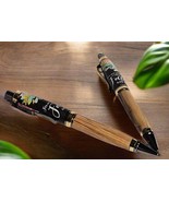 Pen & Pencil Set - Authentic Bethlehem Olive Wood; Walk By Faith Label Cast Clic - €158,58 EUR