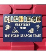 Greetings From Michigan The Four Season State Postcard Dexter Unposted V... - $12.27 CAD