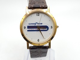 Good Year Image Watch New Battery Gold Tone 33mm - $24.99