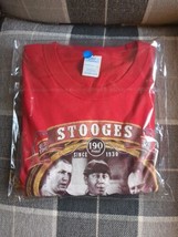 Three Stooges Knuckleheads Moonshine Whiskey Larry Moe Curly Mens T Shir... - $19.95