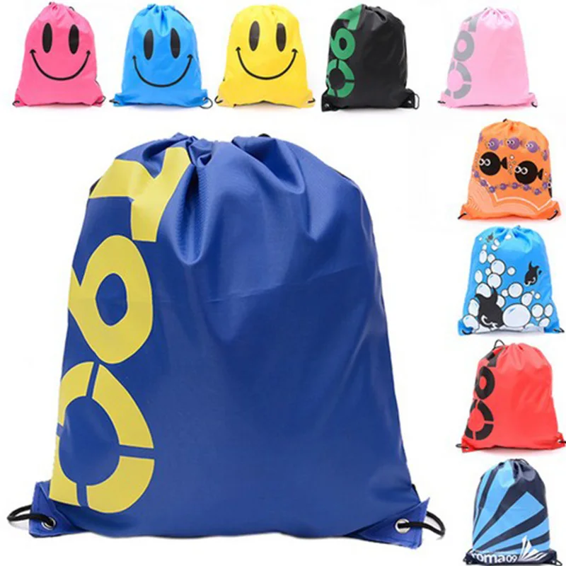 Play Waterproof Outdoor Beach Swimming Sports Drawstring Backpack Organizer Gym  - £23.23 GBP