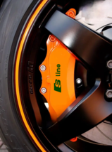 S line Decorative caliper stickers 6pcs, dark green - $17.99