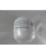Loops and Threads crochet thread white 1000 Yards - $8.02 CAD