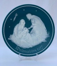 Limited Edition Villeroy Boch Weihnachten 1977 Cameo Christmas Plate Ger... - £28.31 GBP