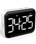 Magnetic Kitchen Timer For Cooking With Count Up Countdown, Digital Time... - £23.94 GBP