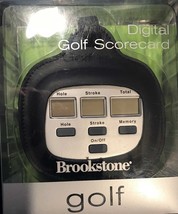 NOS Brookstone Electronic Golf Scorecard - Easy To Use Golf Scorecard - $40.00