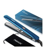 Hair Straightener, Ceramic Flat Iron with LCD, Professional 2 in 1 Hair ... - $19.79