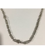 Sterling Silver Fancy Link Necklace Chain 22&quot; - $135.85 CAD