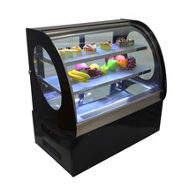 US Stock 220V 3-Layer Commercial Curved Refrigerated Pie Cake Showcase C... - £936.73 GBP