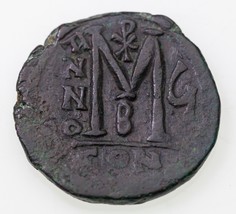 565-578 Byzantine Emp, Justin II &amp; Sophia AE Follis, RY 6 - £53.73 GBP