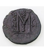565-578 Byzantine Emp, Justin II &amp; Sophia AE Follis, RY 6 - £53.71 GBP