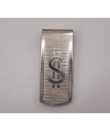 Metallo Fermasoldi Segno Del Dollaro Color Argento - £28.77 GBP