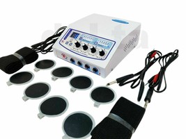 New advance Electrotherapy 4-Channel Multi Therapy unit Massager Therapy Machine - £107.61 GBP