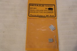 HO Scale Details West, Pack of 2, Small Square GPS Dome W/ Conduit, #GP-321 - $12.35