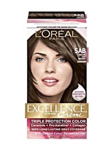 L&#39;oreal Paris Excellence Crème Mocha Ash Brown 5AB Permanent Hair Color - $13.33