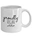Perfect Funny Gifts PROUDLY VEGAN MUG - Unique Coffee Mug for Vegan - Cute Veget Item image 6