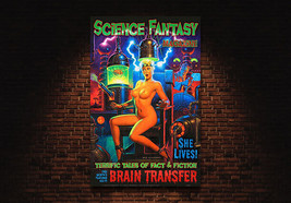 Brain Transfer Pin Up Metal Sign by Greg Hildebrandt 4 sizes - £10.47 GBP+