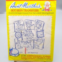 Vintage Aunt Martha&#39;s Hot Iron Transfers 3753 UNUSED Barnyard Happening,... - £10.85 GBP