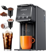 Hot &amp; Iced Coffee Maker For K-Cups &amp; Ground Coffee, Single-Serve Brewer,... - $51.92