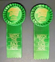 Vintage Budweiser 1996 Irish Derby Beer Ribbons Lot 2 Watch the Race Here NOS - £12.01 GBP