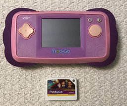 VTech MobiGo Touch Learning System Pink &amp; Purple: Cartridge - Tested &amp; W... - £20.25 GBP