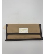 Vintage Coupon Pac Beige Nylon Pouch Organizer Clutch 13 Coupon Dividers... - $18.69