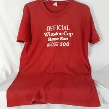 Official Winston Cup Race Fan Enjoy Coca Cola 500 Vintage Single Stitch T Shirt  - £14.24 GBP