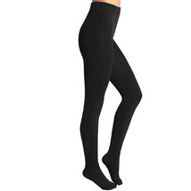 Body Wrappers C80 Girl&#39;s Size Medium/Large (8-14) Black Full Footed Tights  - £5.15 GBP