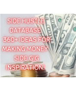 Side Hustle-Datenbank | Über 360 Ideen zum Geldverdienen | Inspiration f... - £1.56 GBP