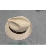Men’s Bailey of Hollywood Salter Hat Fedora Genuine Panama Straw Black r... - £119.54 GBP