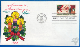 U.S. Scott #2064 20¢ Santa Claus Pugh Cacheted First Day Cover / FDC (1983) - £4.70 GBP