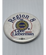 Region 8 Gore Lieberman 2000 Presidential Election Political Button Pin KG - $8.91