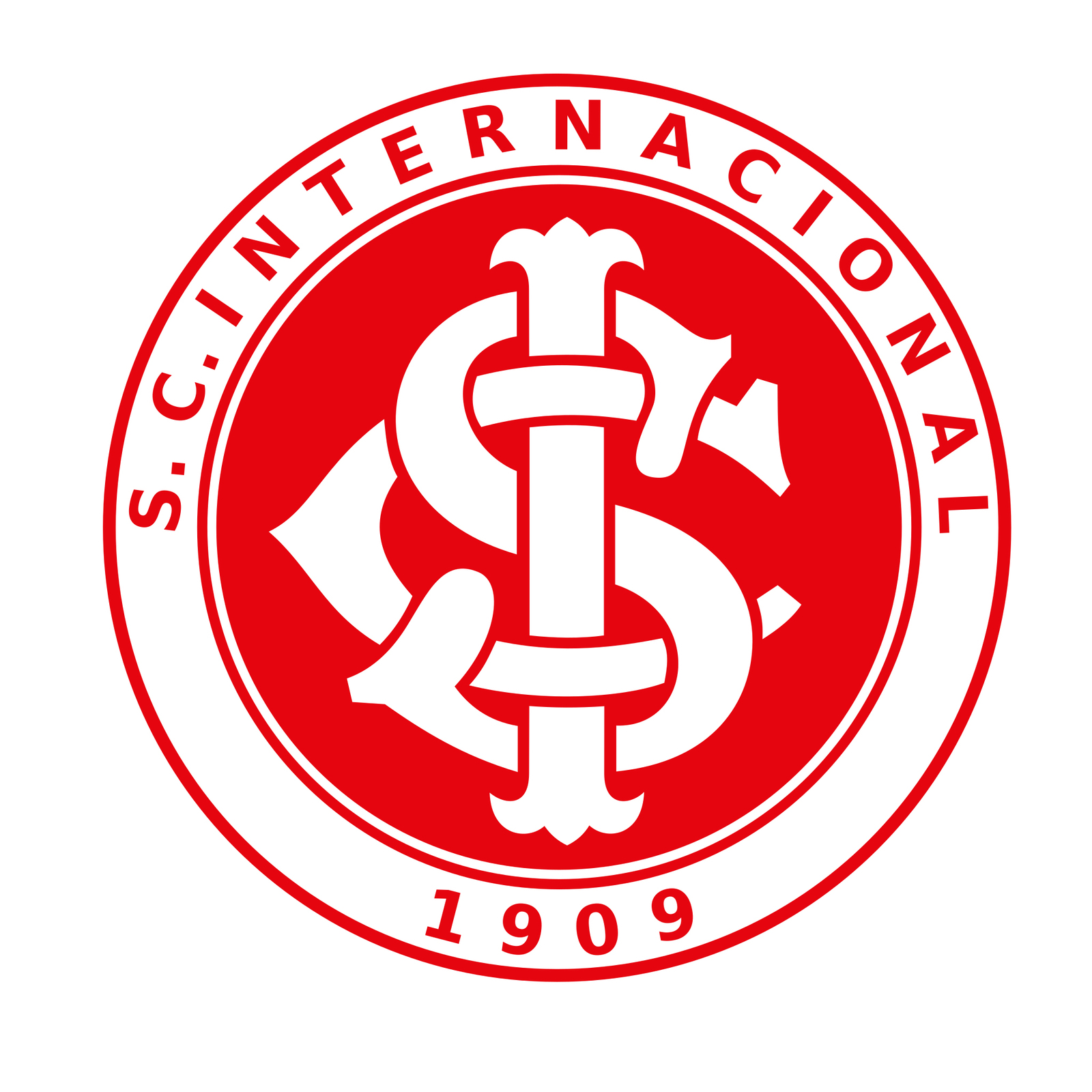 Sport Club Internacional Brazil Football Badge Iron On Embroidered Patch - $15.99+