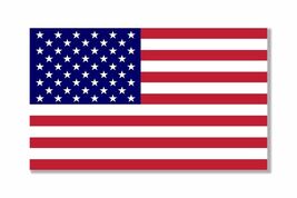 American Flag USA Sticker Vinyl Sticker Different Sizes Window, Helmet, ... - $2.96+
