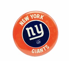 Sports pin button vtg NFL football pinback New York Giants Lawrence Taylor Simms - £18.56 GBP