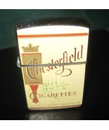 Vintage Continental CHESTERFIELD CIGARETTES Flip Top Style Lighter Made ... - £28.31 GBP