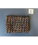 Nordstrom Multicolor Metallic Textured Zip Wristlet Cosmetic Bag Pouch- ... - €2,71 EUR