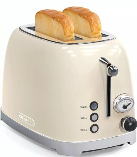 Clixane Retro Toaster, 2 Slice Toaster, Green (WT-330T) - $17.70