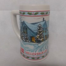 Miller High Life Holiday Beer Mug Stein Ceramic 5.75&quot; - £15.94 GBP