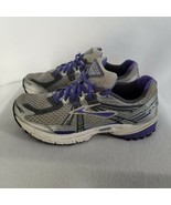 Brooks Shoes Women&#39;s Size 7 Adrenaline GTS 11 Women Walk Run Grey Purple - $21.85