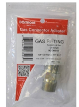 Adapter Gas Fitting 5/8&#39;&#39; OD Flare x 1/2&#39;&#39; MIP Carbon Steel Dormont 90-3... - $1.39 CAD