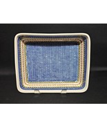 Polish Pottery Boleslawiec Rectangular Baker 12&quot; Hand Made Herringbone P... - $157.54