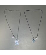 Set Of 2 Disney Lilo &amp; Stitch Enamel Pendant Necklace Featuring Stitch BFF - €10,28 EUR