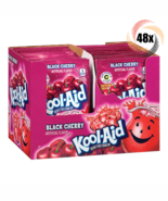 Full Box 48x Packets Kool-Aid Black Cherry Soft Drink Mix | Caffeine Free | - $26.76